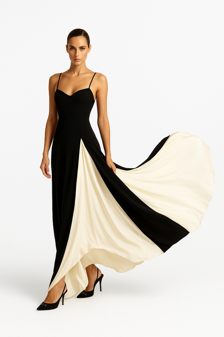 Karin – Elegant Long  Evening Dress for Women - Image 2
