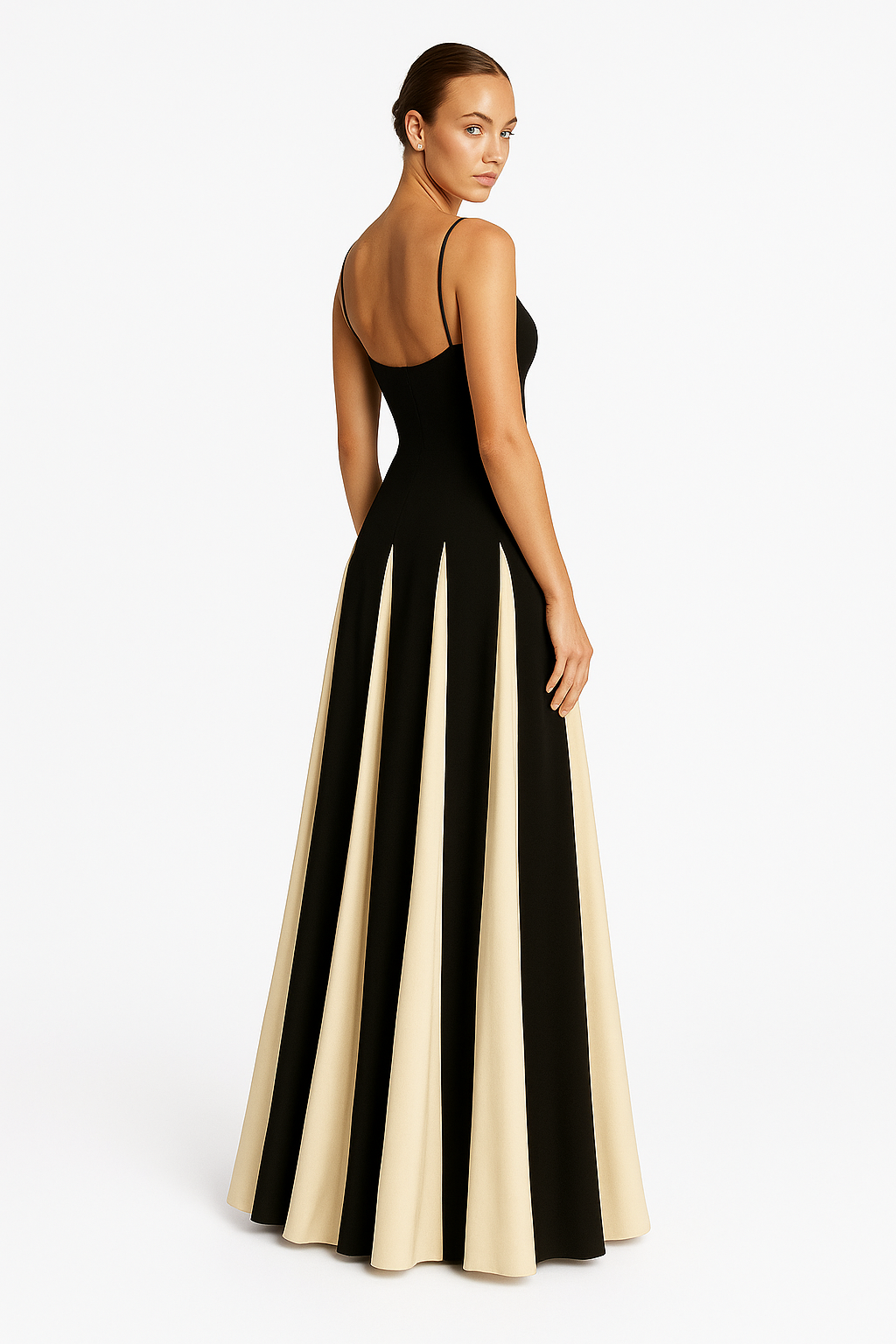 Karin – Elegant Long  Evening Dress for Women - Image 3
