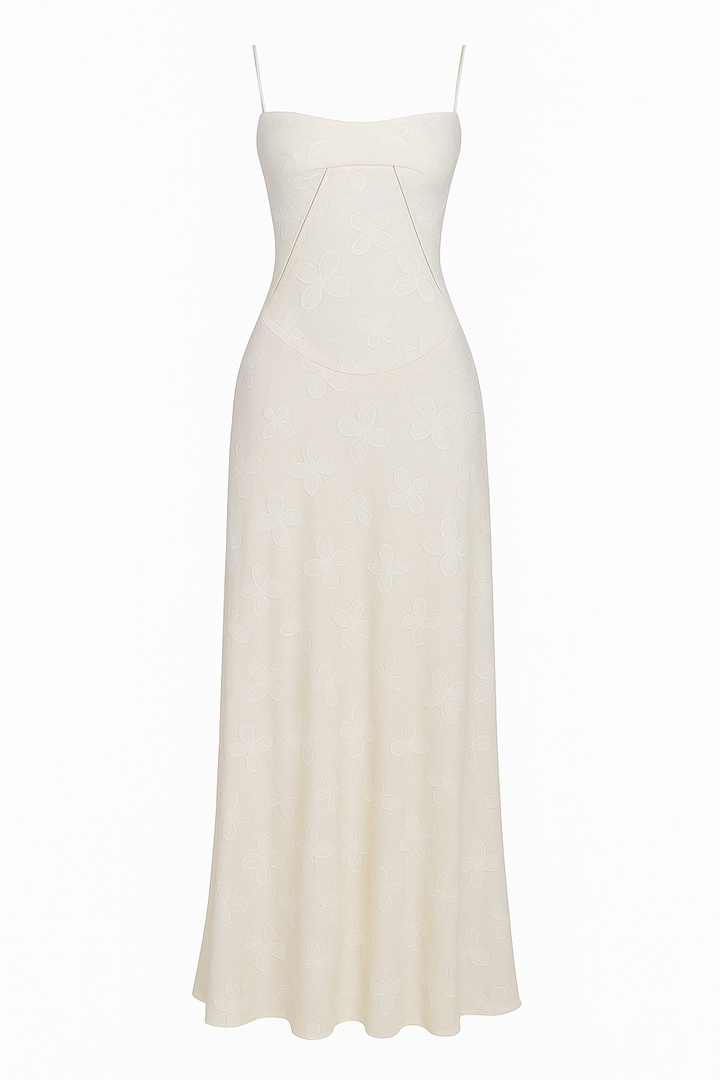 Lara – Elegant Corset Lacing and Floral Dress for Women - Image 8