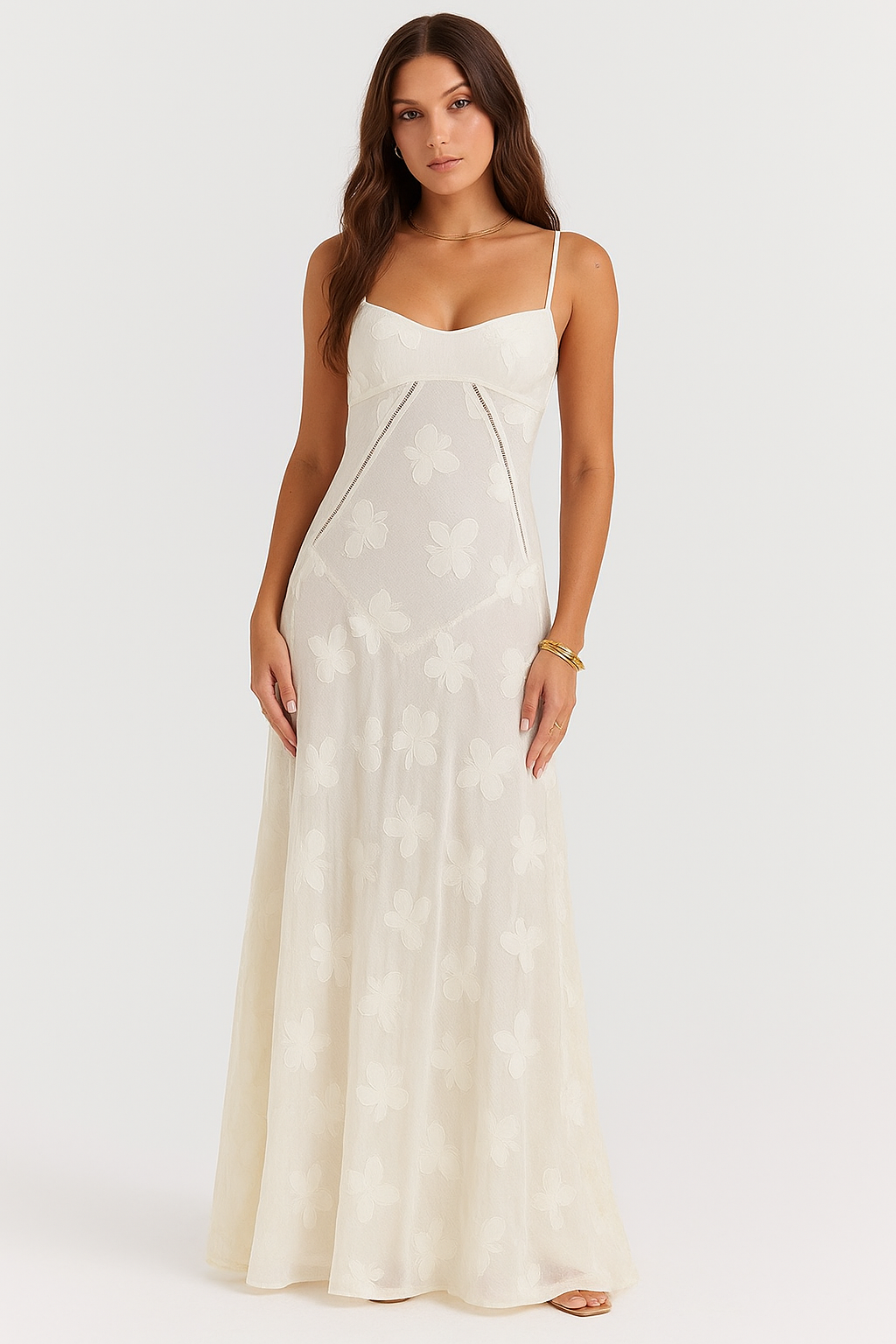 Lara – Elegant Corset Lacing and Floral Dress for Women - Image 14