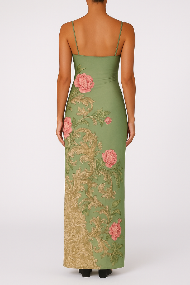 Lila – Elegant Summer with Floral Print Dress for Women - Image 3