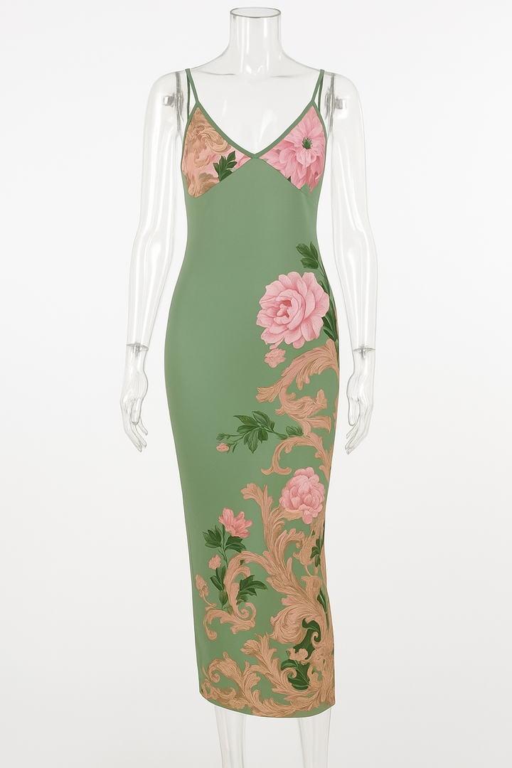 Lila – Elegant Summer with Floral Print Dress for Women - Image 10