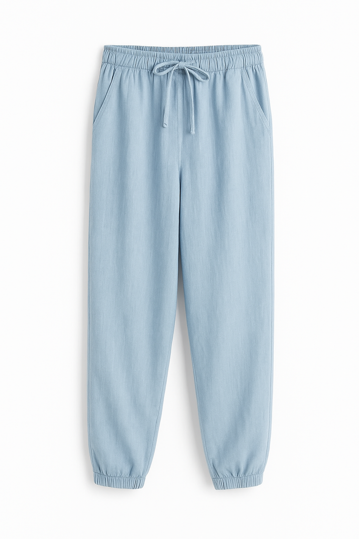 Lydia – Relaxed Cotton Linen Trousers for Women - Image 2