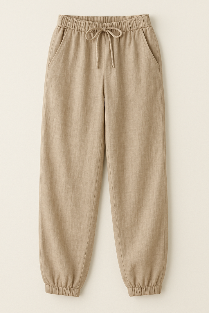 Lydia – Relaxed Cotton Linen Trousers for Women - Image 6