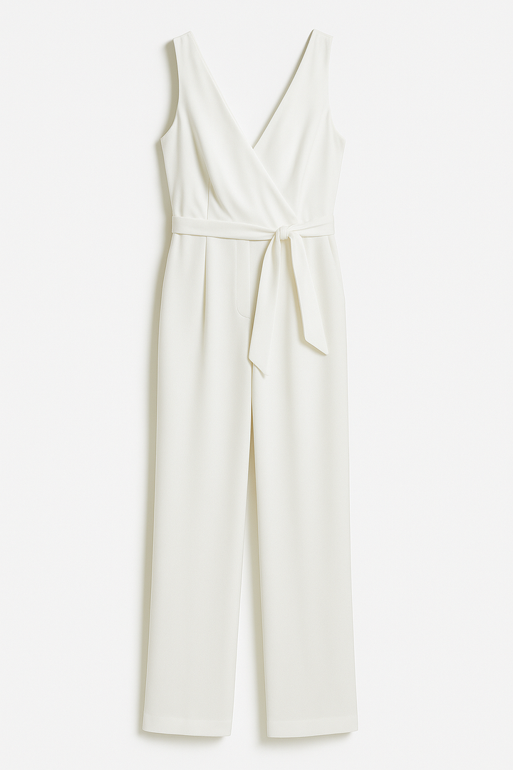 Clara – Chic Wrap Jumpsuit for Women - Image 1