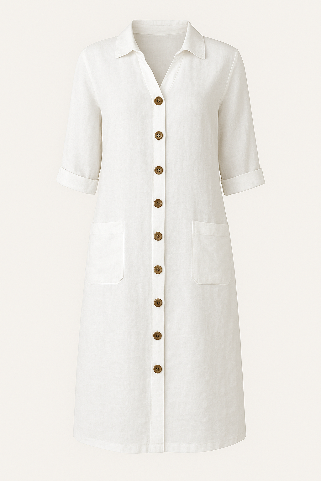 Lina – Effortless Linen Dress for Women - Image 1