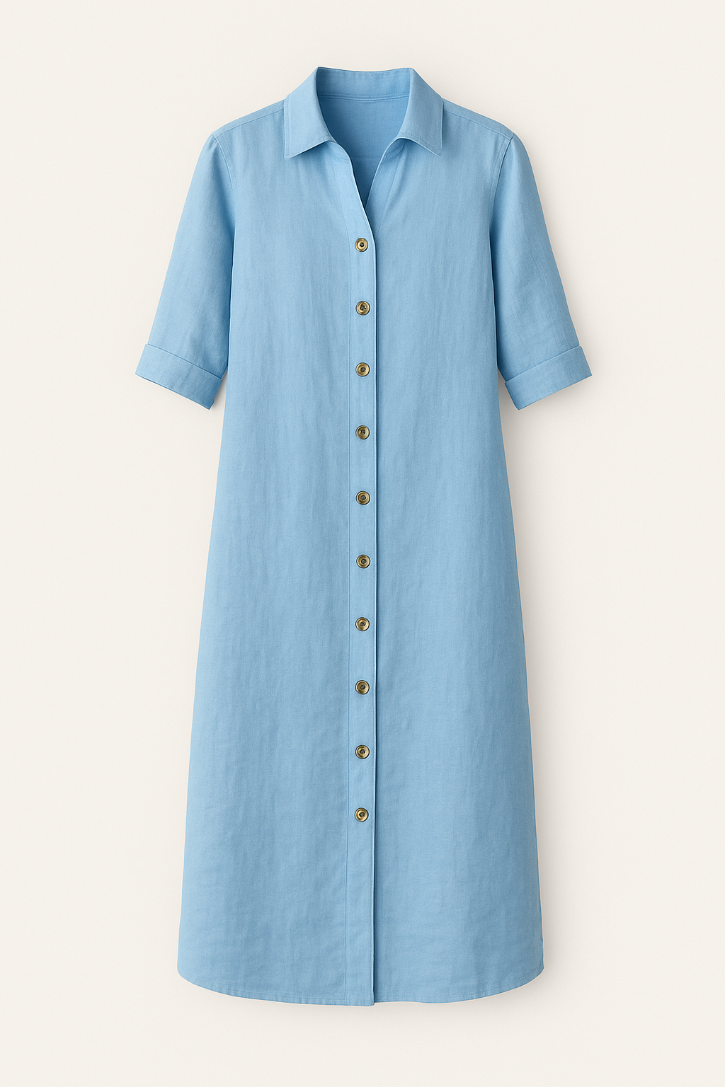 Lina – Effortless Linen Dress for Women - Image 2