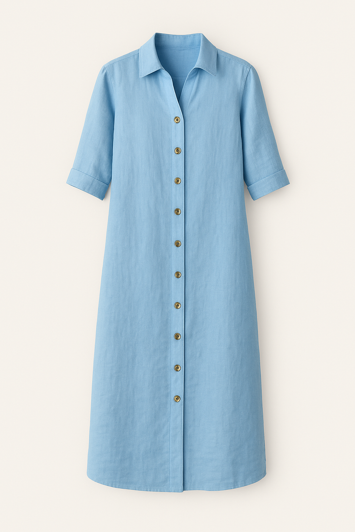 Lina – Effortless Linen Dress for Women - Image 2