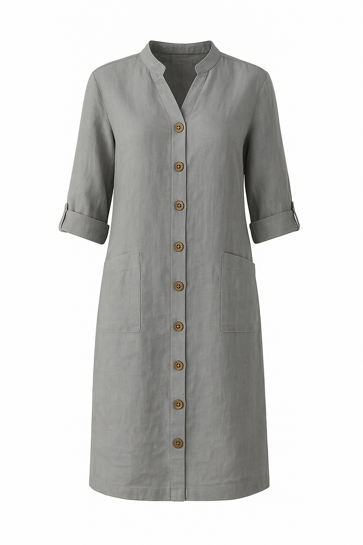 Lina – Effortless Linen Dress for Women - Image 7