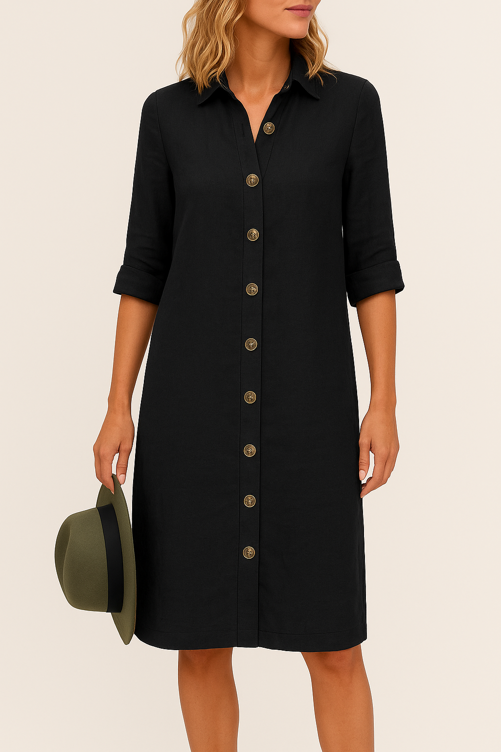 Lina – Effortless Linen Dress for Women - Image 8