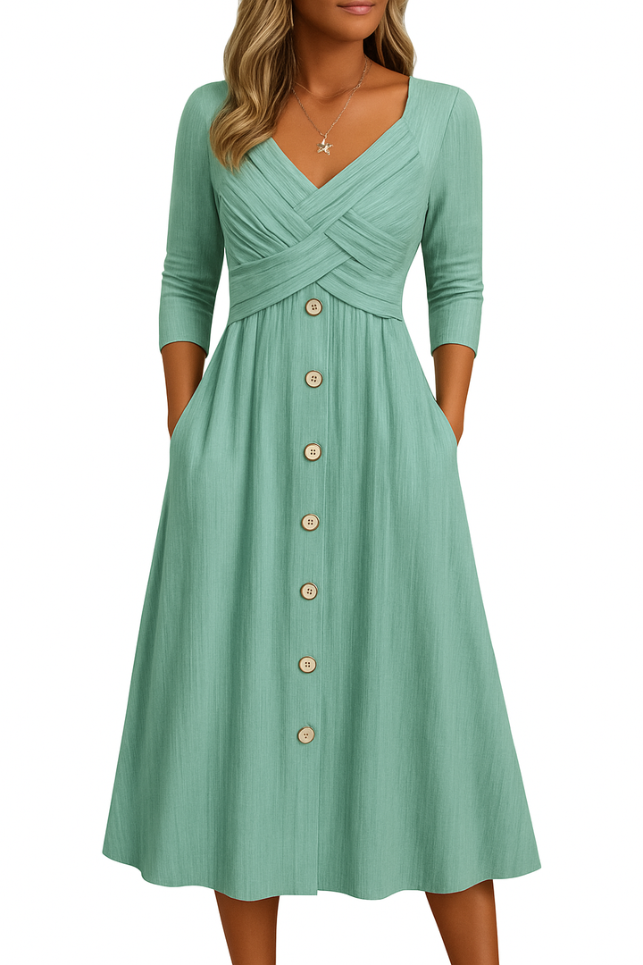 Annemarie – Elegant Tummy Coverage Dress for Women - Image 1