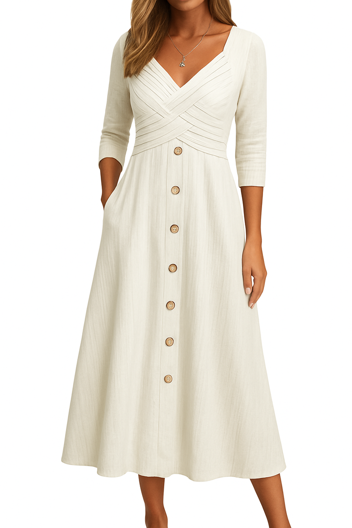Annemarie – Elegant Tummy Coverage Dress for Women - Image 3