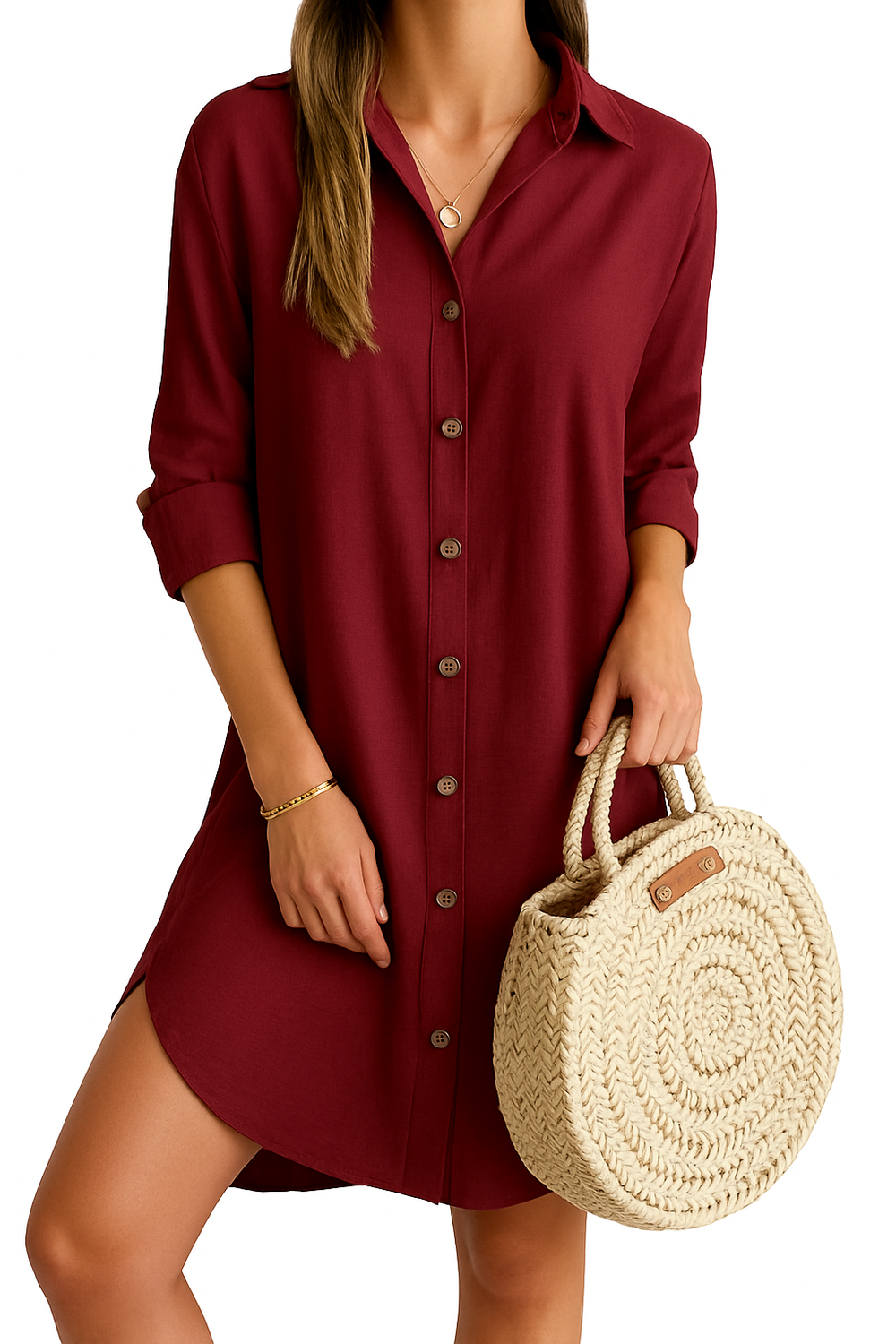 Thea – Effortless Button-Up Summer Dress for Women - Image 11