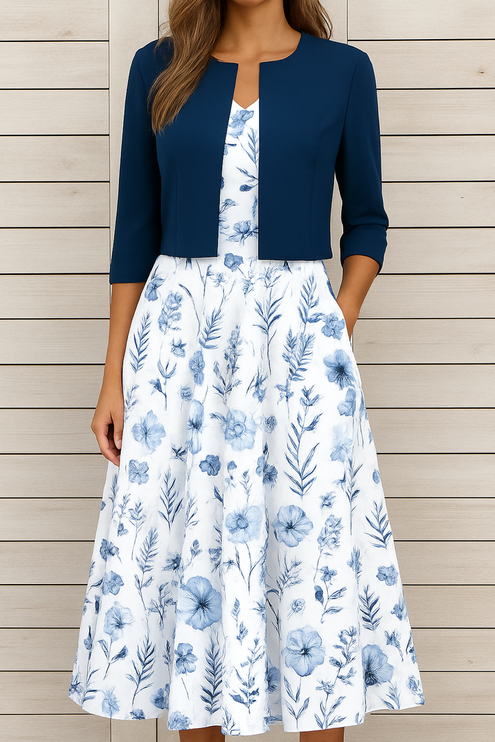Doreen – Floral Two-Piece Dress for Women - Image 2