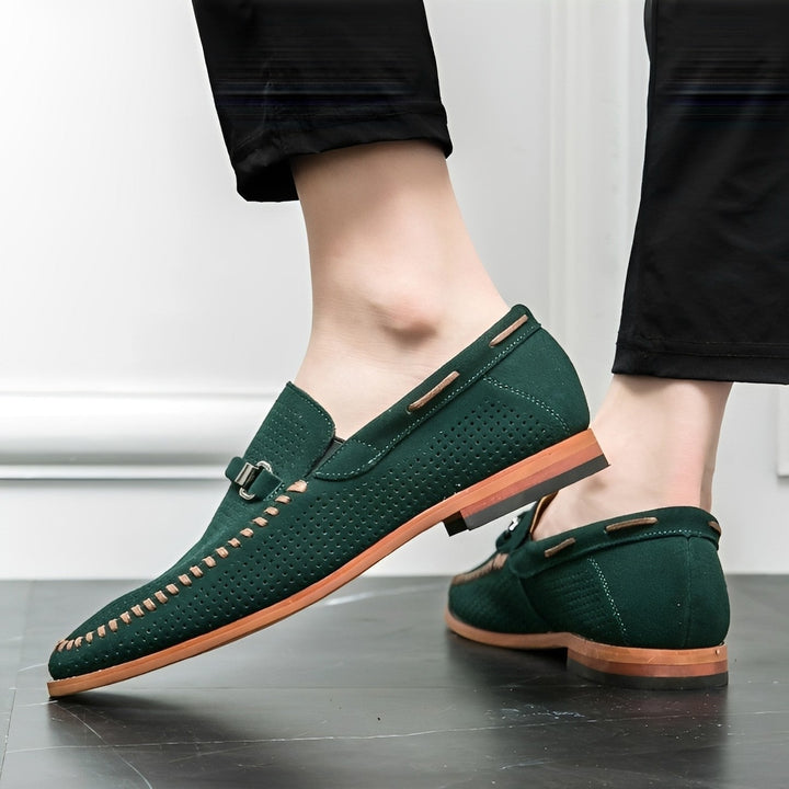 Tristan - Lässige, elegante Wildleder-Slipper für Herren