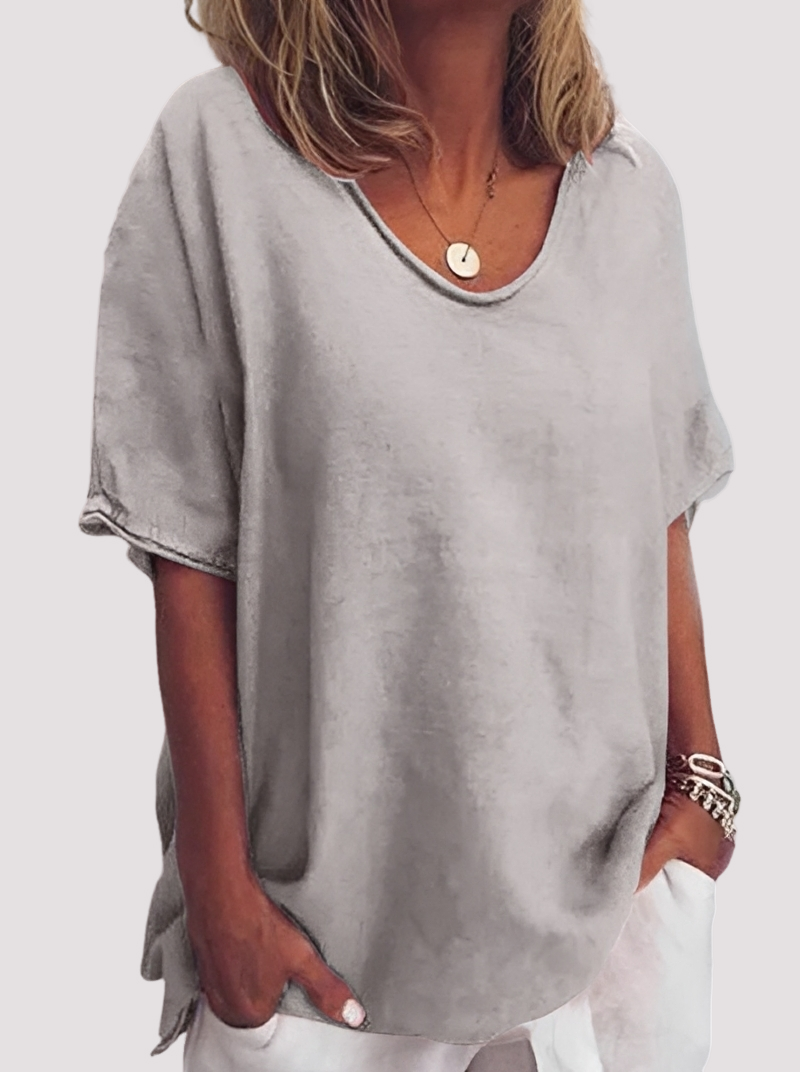 Joanne - Bequem geschnittene Damenbluse
