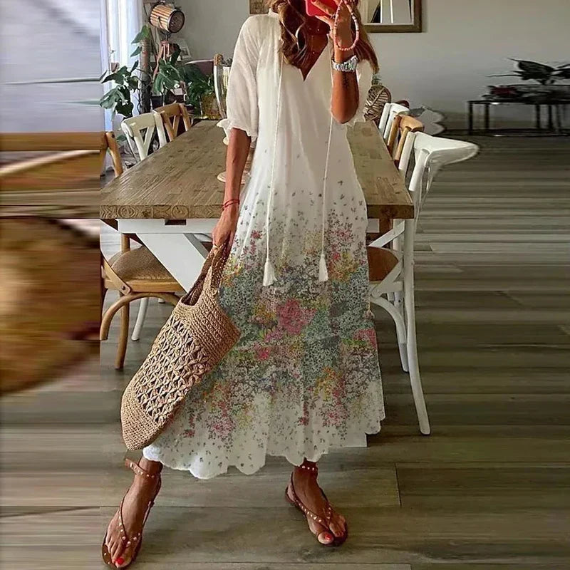 Lucía – Bohemian Maxikleid