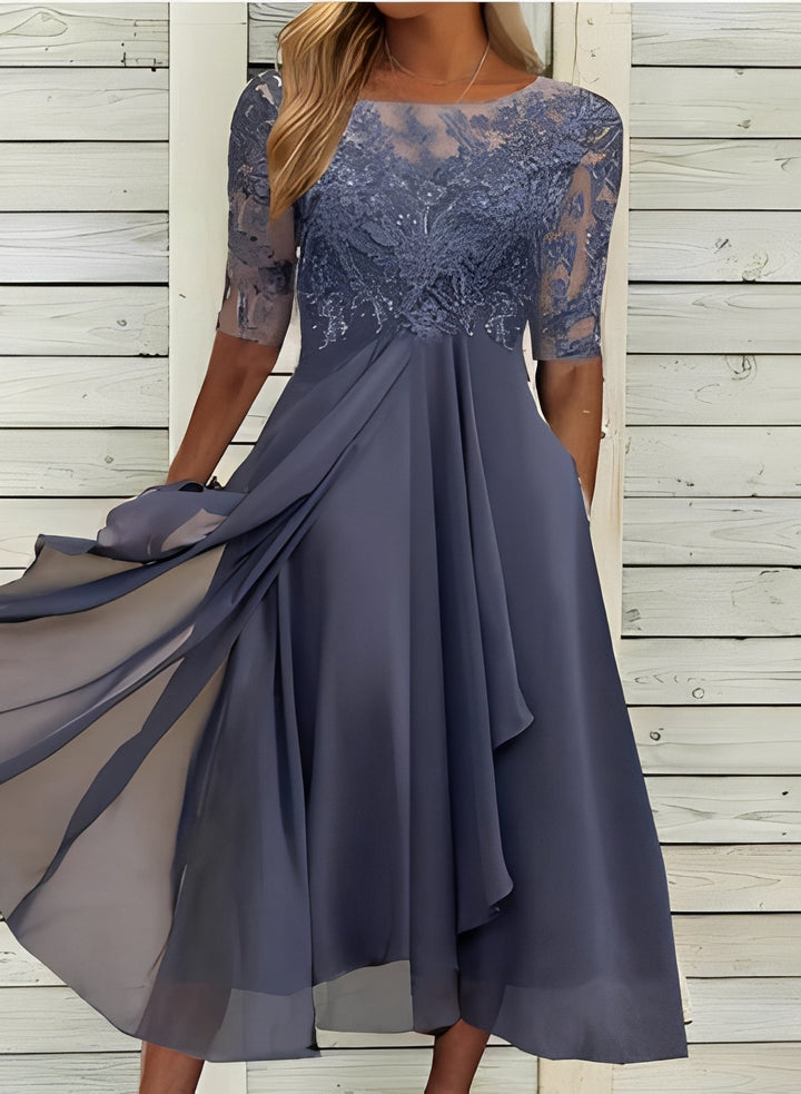 Lena – Damen-Midikleid – Bequem und modisch