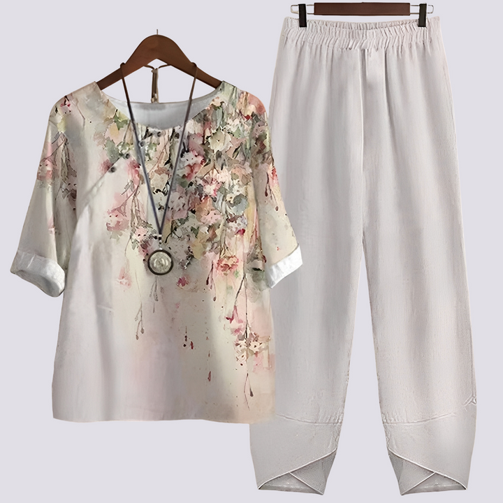 Jodie - Stilvolles, bequemes Set mit Print für Damen
