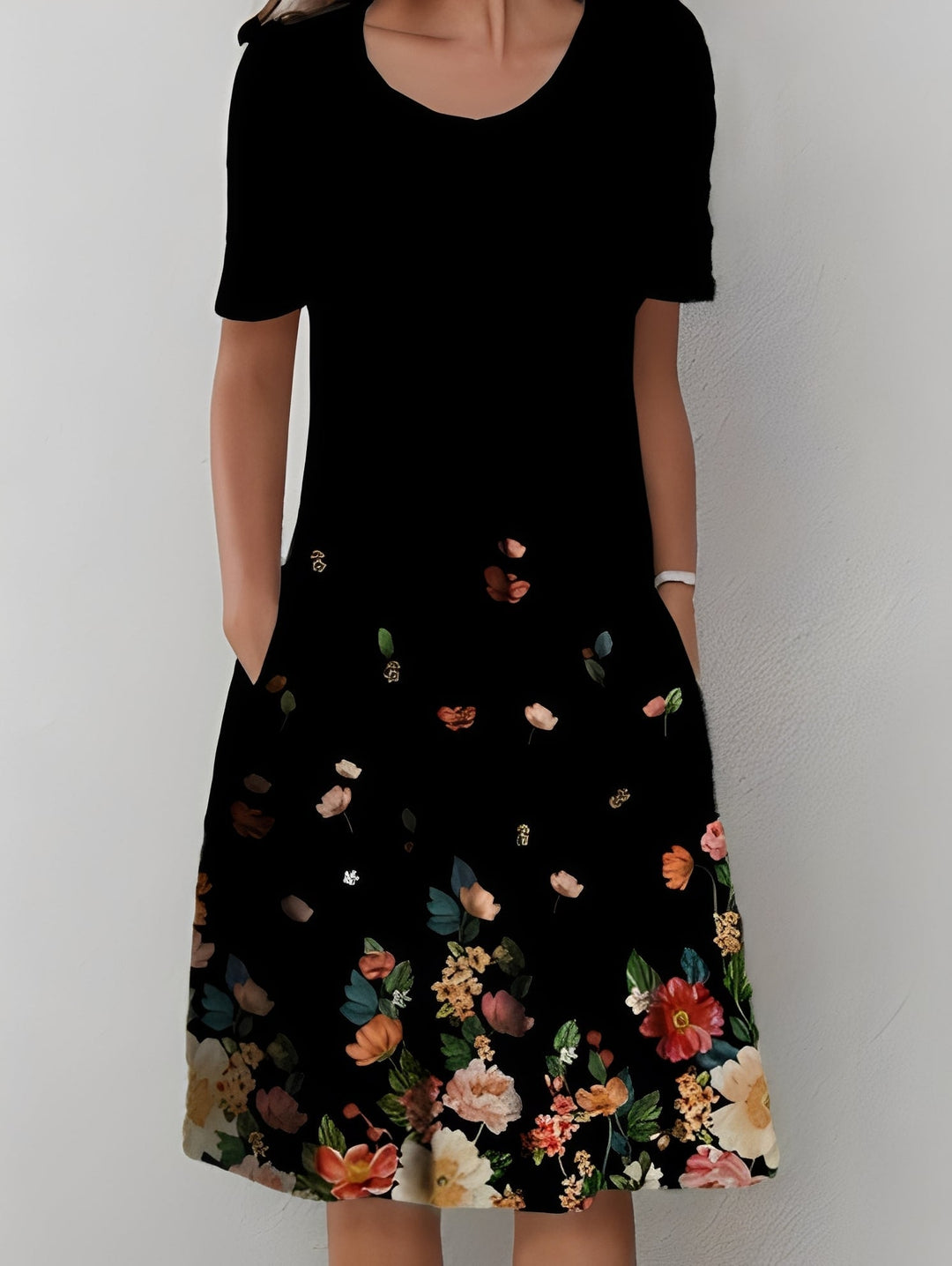 Jodie - Stilvolles bedrucktes Damenkleid