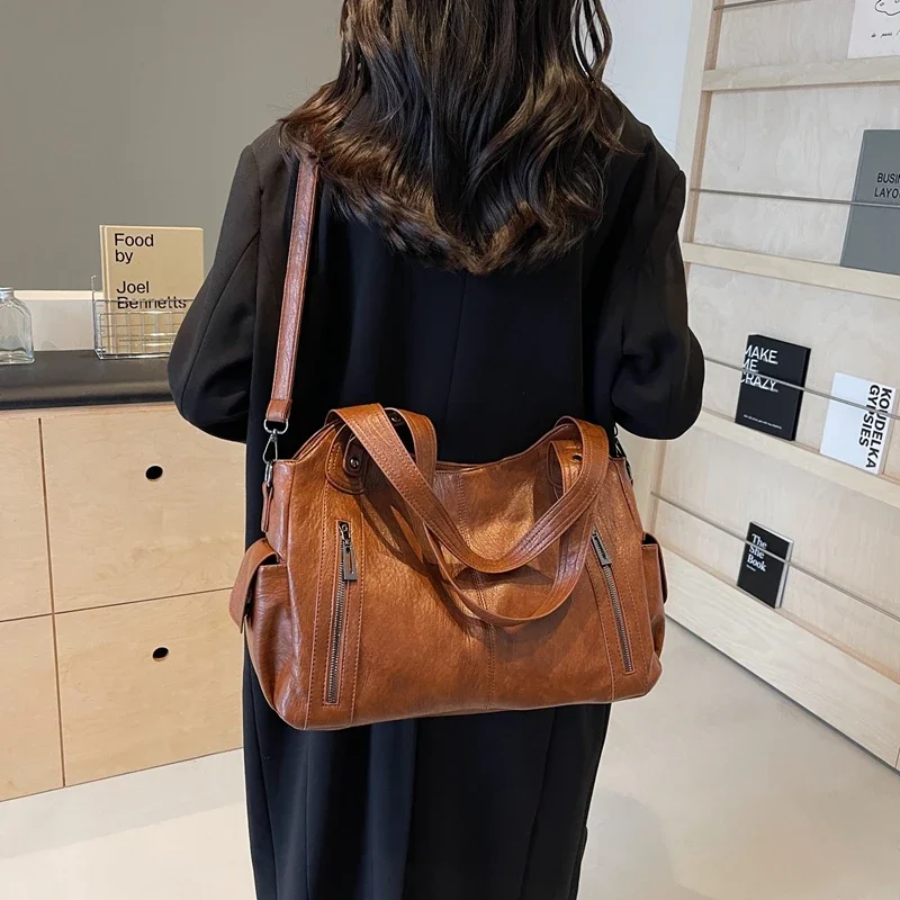 Umhängetasche Damen Vegan Leder Crossbody