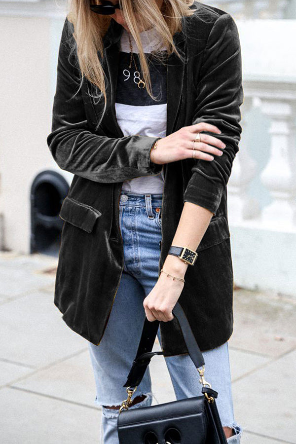 Jasmin | Damen Business-Casual Blazer mit langen Ärmeln