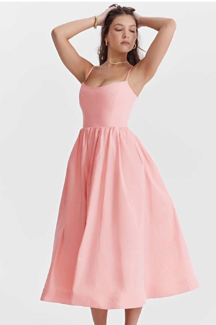 Bonnie - Lässiges, rückenfreies Sling-Kleid für Damen
