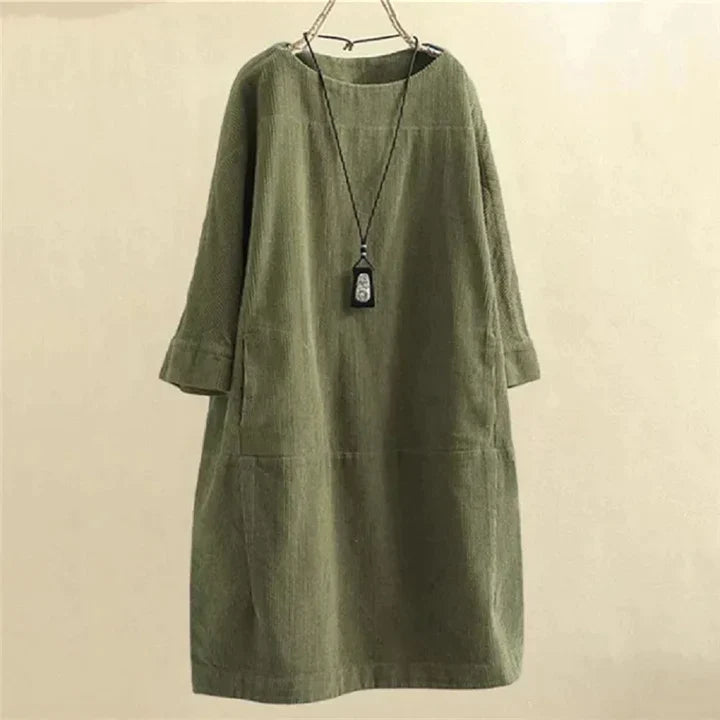 Ingrid – Effortless corduroy Dress for Women - Image 9