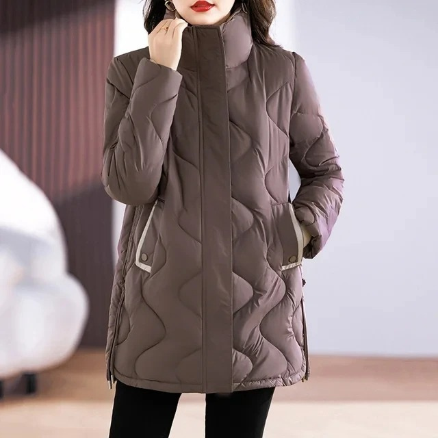 Bettina | Damen Freizeit-Winterjacke mit langen Ärmeln