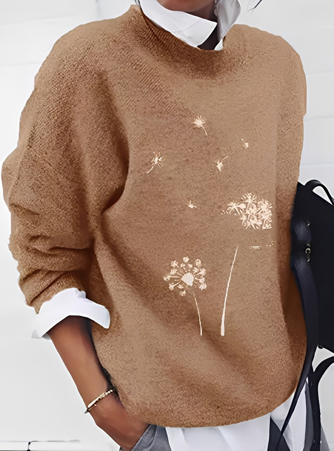 Milly - Damenpullover im modernen, lockeren Schnitt mit Muster