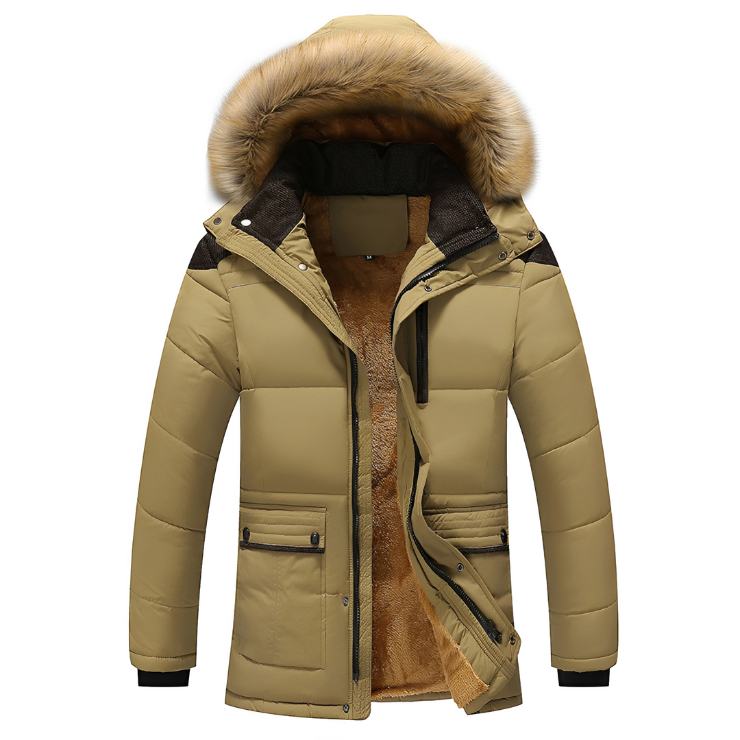 Shawn - Zeitgemäße Herrenjacke mit abnehmbarer Kapuze