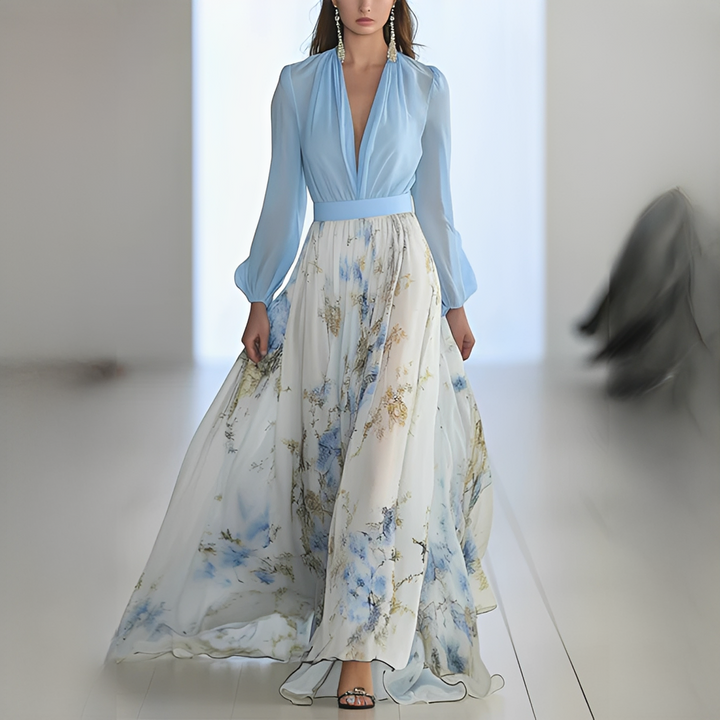Mitchellie - Stilvolles Kleid mit V-Ausschnitt für Damen