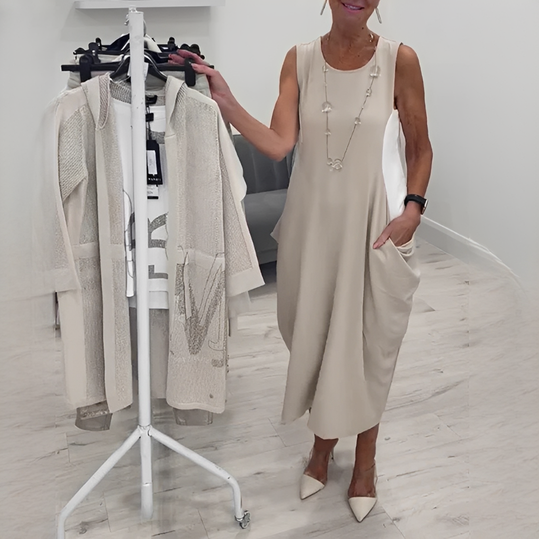 Dinna - Lockeres und bequemes Damenkleid