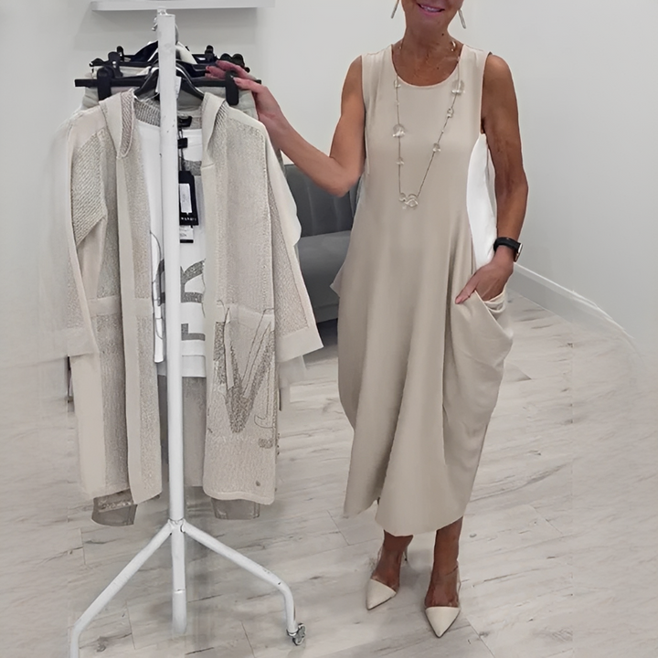 Dinna - Lockeres und bequemes Damenkleid