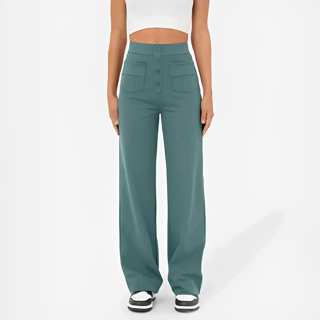 Dara - Schicke Damenhose mit hohem Bund