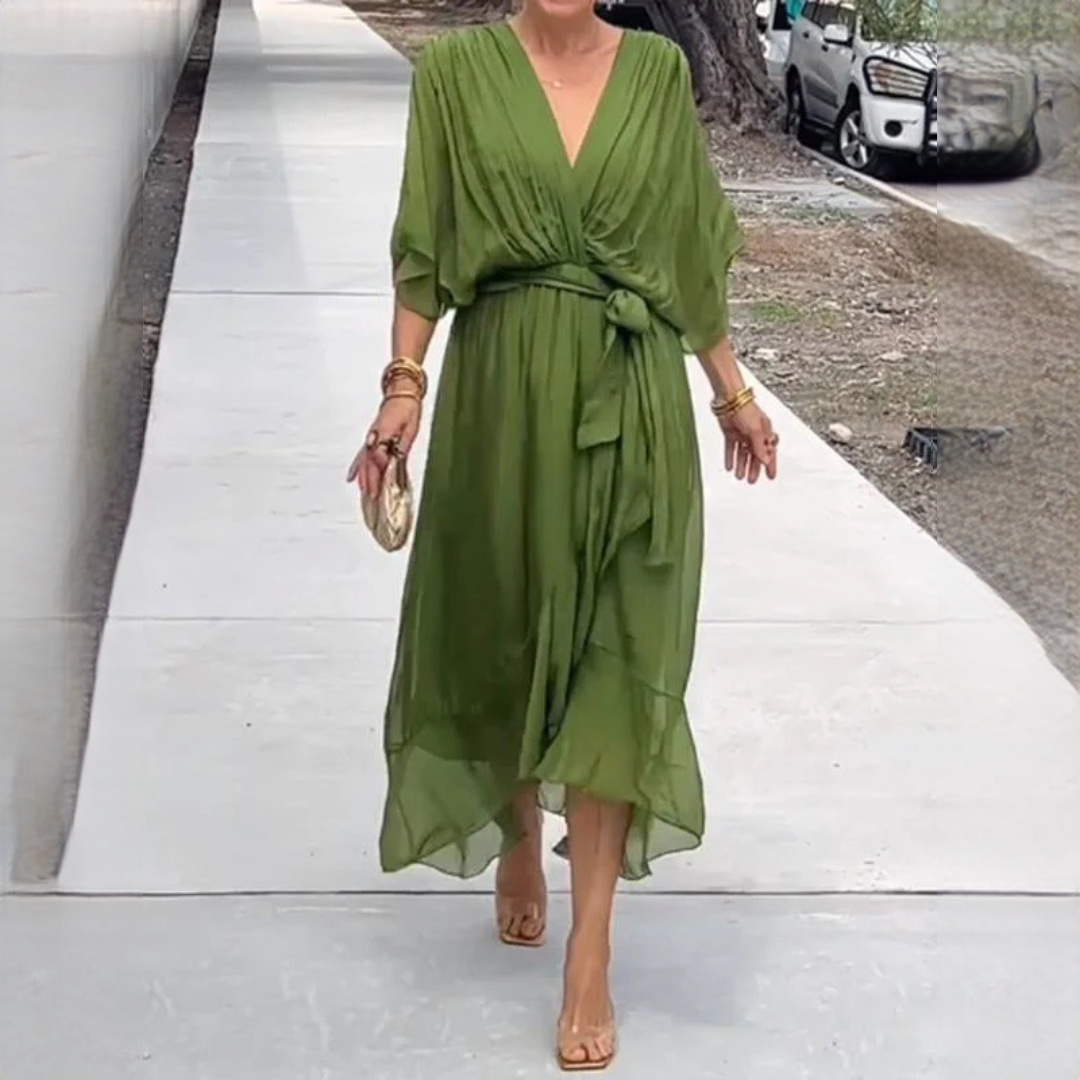 Demara - Stilvolles V-Kleid für Damen