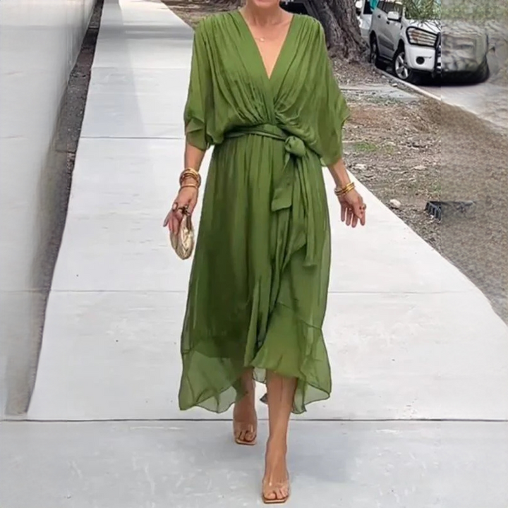 Demara - Stilvolles V-Kleid für Damen