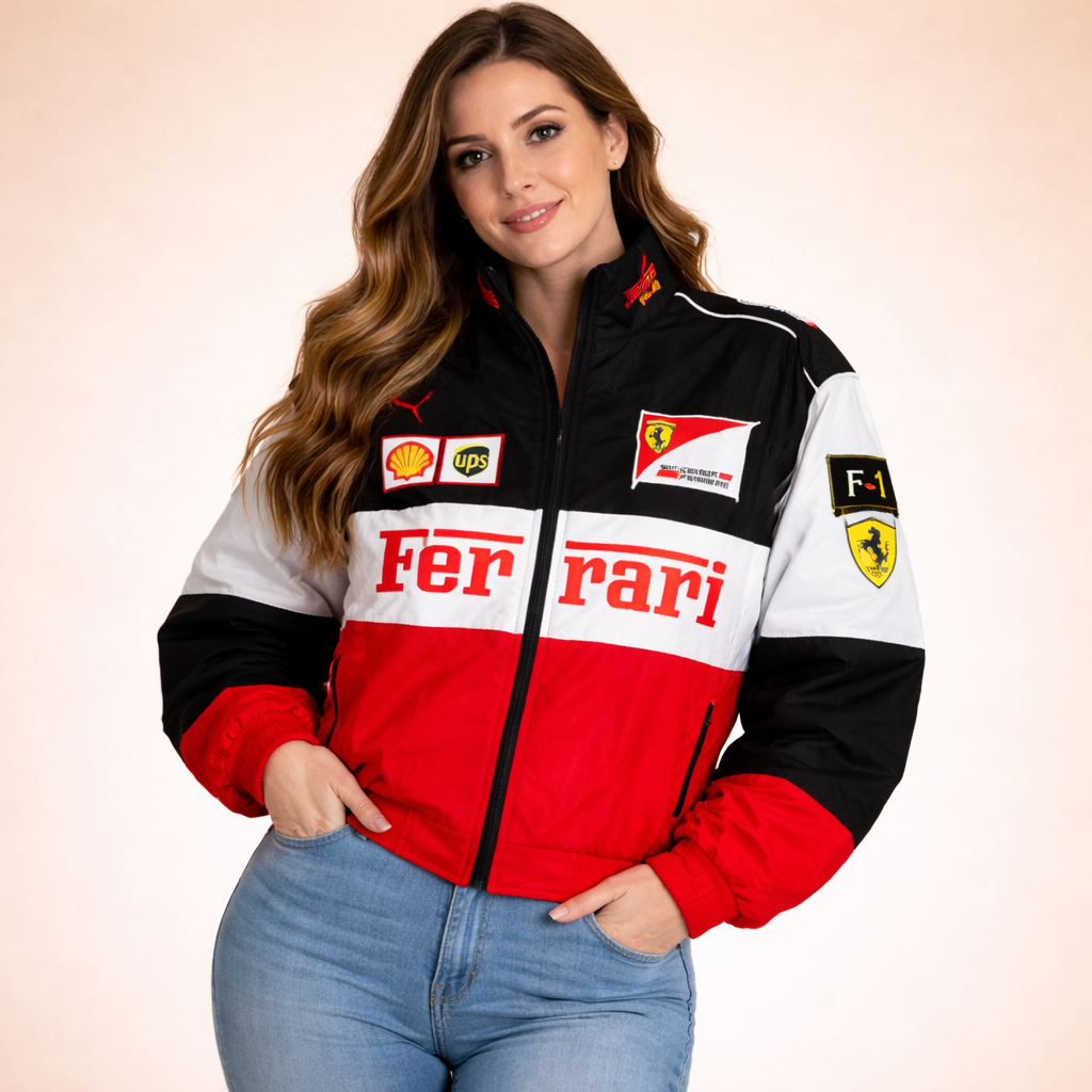 Greta | Racer-Jacke Mit sportlichem Look