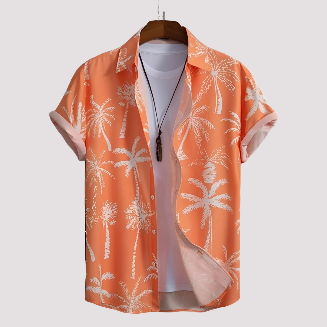 Arjun - Lässiges Hemd mit Hawaii-Motiv für Herren
