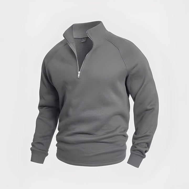 Wiley - Bequemer Herren-Fleecepullover mit Zipper