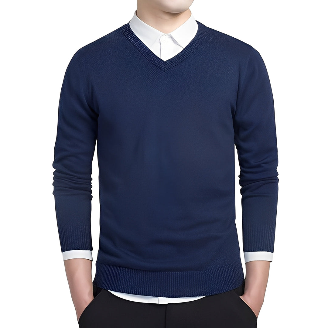 Tom - V-Ausschnitt-Pullover für Herren