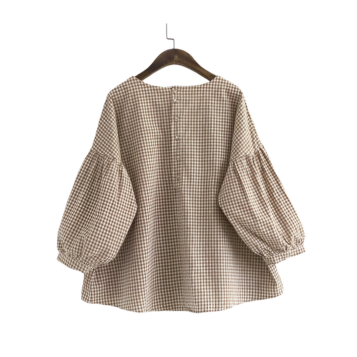 Louisa - Stilvolle asymmetrische Damenbluse