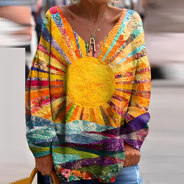 Sidonie - Farbige Bluse für Damen