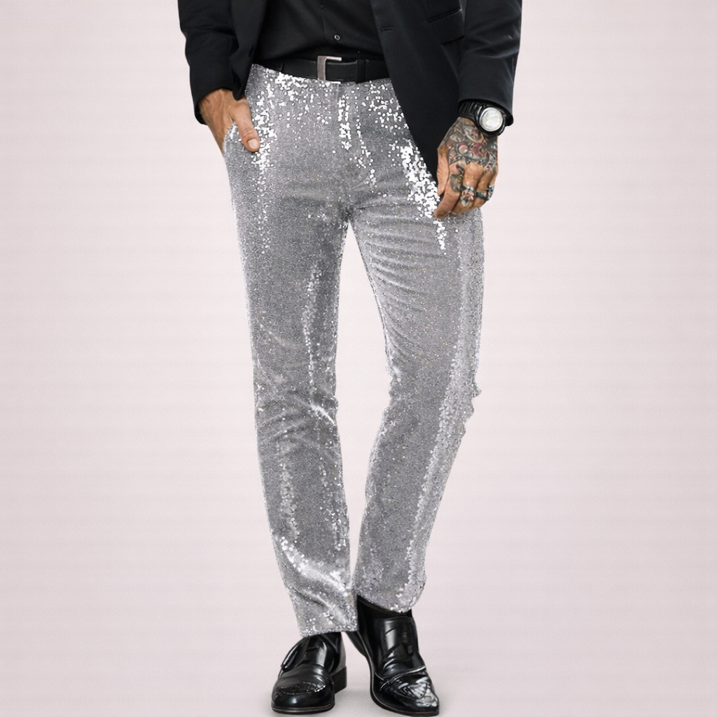 Glareon | Stylische Herren Paillettenhose