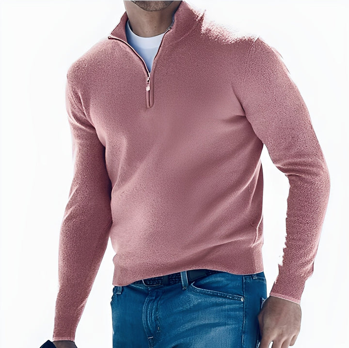 Ralph – Komfortabler Herrenpullover mit Zipper