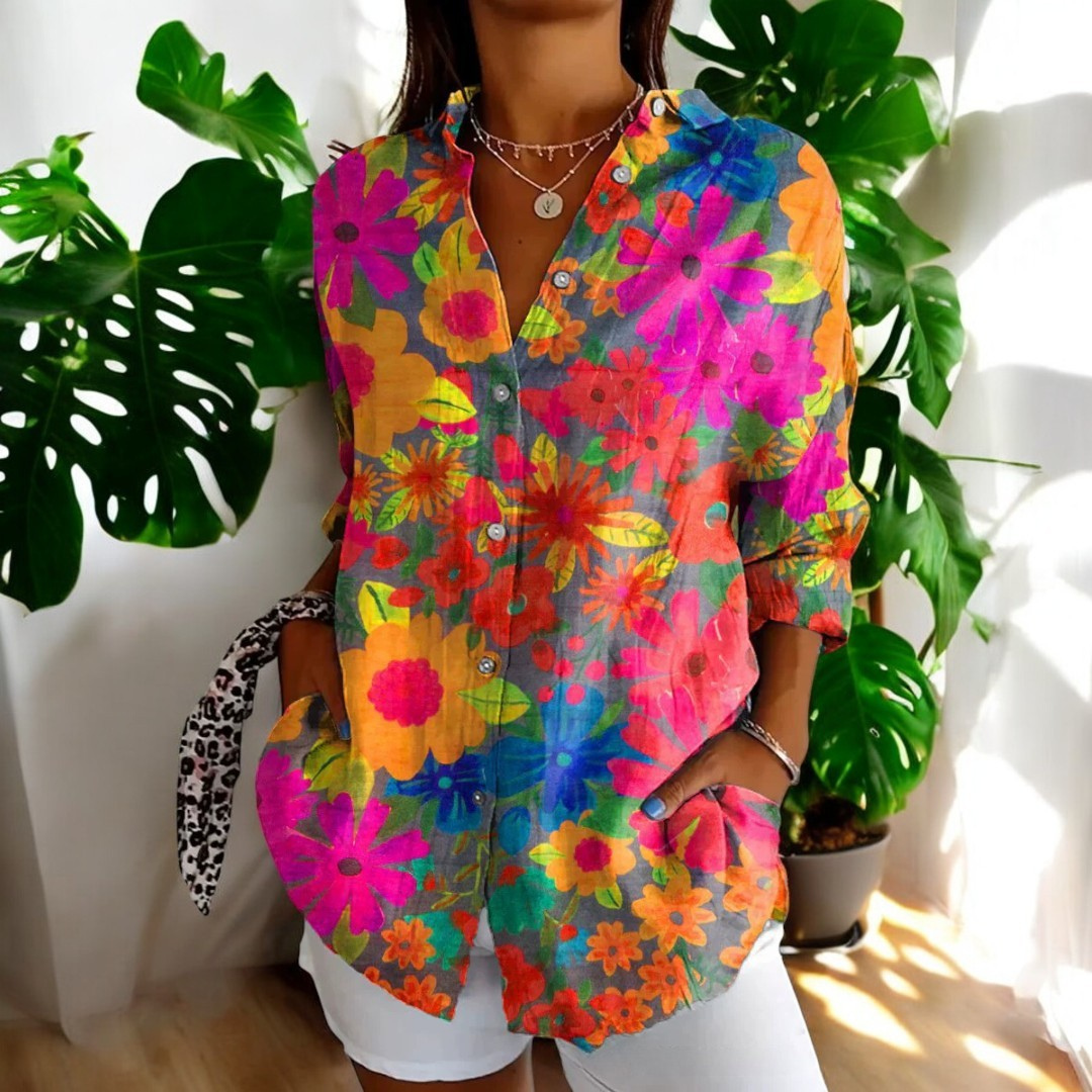 Irelle Bluse Damen – Stylisches Blumenmuster | S–3XL