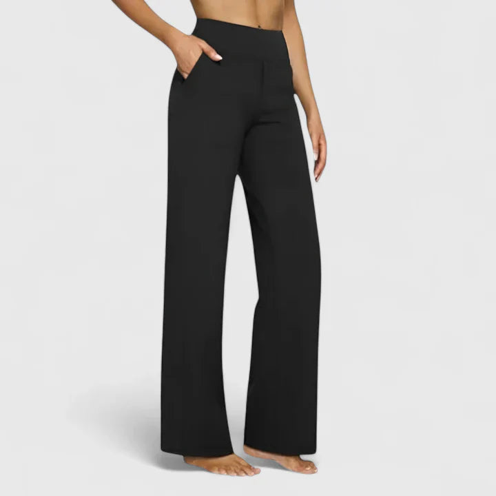 Damen Hose Weit mit Stretchbund