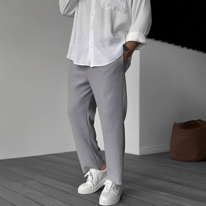 Tristan - Bequeme, gerade geschnittene, lockere Herrenhose