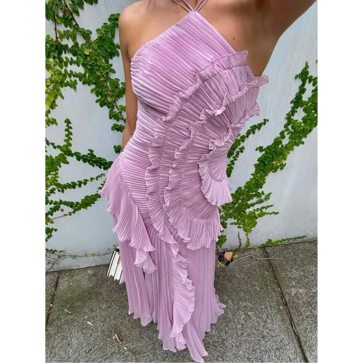 Emilia – Elegant Pleated Dress for Women - Image 10