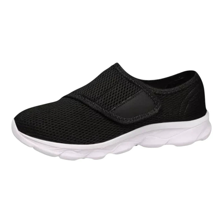 Damenschuhe für Diabetiker, breite Passform, Klettverschluss